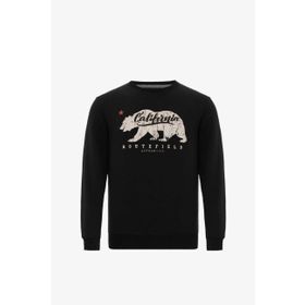 Routefield RFHOME2223-001 Home Siyah Erkek Sweatshirt