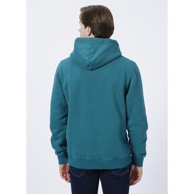 Routefield RFHOOK2122 Hook Bisiklet Yaka Normal Kalıp Desenli Siyah Erkek Sweatshirt
