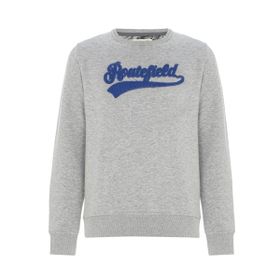 Routefield RFHOOK2122 Hook Bisiklet Yaka Normal Kalıp Desenli Siyah Erkek Sweatshirt