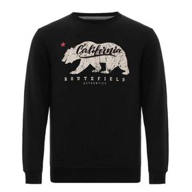 Routefield RFHOOK2223-001 Hook Siyah Erkek Sweatshirt