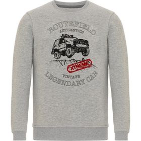 Routefield RFHUGE2223-23394 Huge Gri Erkek Sweatshirt