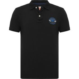 Routefield RFPART22 Siyah Part Polo Erkek T-shirt