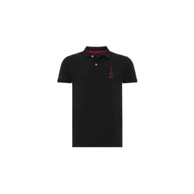 Routefield RFPUNK23 Punk Siyah Polo Erkek T-shirt