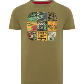 Routefield RFTAGS23 Tags Haki Erkek T-shirt