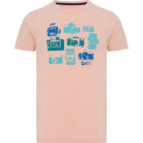 Routefield RFTIMER23-POW Timer Pembe Erkek T-shirt