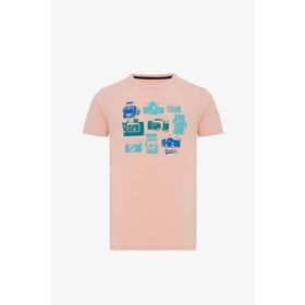 Routefield RFTIMER23-POW Timer Pembe Erkek T-shirt