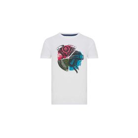 Routefield RFTYRE23 Tyre Beyaz Erkek T-shirt