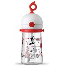 Rovco B1031 Karma Kırmızı 350 ml Pipetli Matara