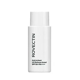 Rovectin Anti Irritant Uv Defense Tinted SPF50+ Pa+++ Doğal Renk Eşitleyici 50 ml Şeffaf Mineral Güneş Koruyucu Krem