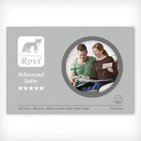 Rovi Advanced 280 50 10X15cm Satin Fotoğraf Kağıdı