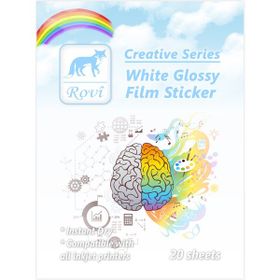 Rovi Creative Parlak Beyaz V2 20yp - A4 PP Etiket