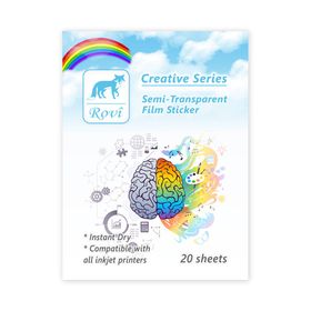 Rovi Creative Yarı Şeffaf 20yp - A3 PET Etiket