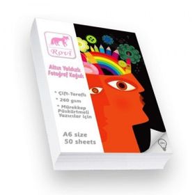 Rovi Everyday 260 gsm 50 yp 10x15 cm Parlak Çift Taraflı Fotoğraf Kağıdı