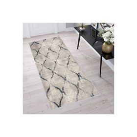 Rovigo Home RVG1596 Dijital Baskı Kaymaz Taban 100x200 cm Salon Halı