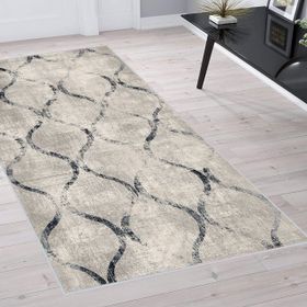 Rovigo Home RVG1596 Dijital Baskı Kaymaz Taban 100x200 cm Salon Halı