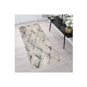 Rovigo Home RVG1596 Dijital Baskı Kaymaz Taban 100x200 cm Salon Halı