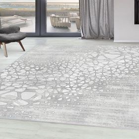 Rovigo Home RVG1601 Dijital Baskı Kaymaz Taban 160x230 cm Salon Halı