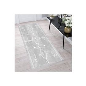 Rovigo Home RVG1605 Dijital Baskı Kaymaz Taban 100x300 cm Salon Halı
