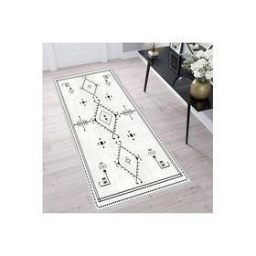 Rovigo Home RVG1608 Dijital Baskı Kaymaz Taban 80x200 cm Salon Halı
