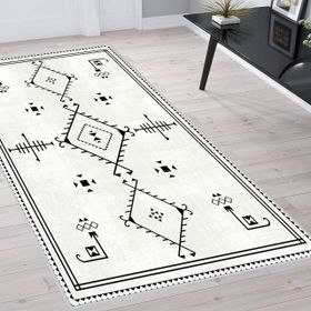 Rovigo Home RVG1608 Dijital Baskı Kaymaz Taban 80x200 cm Salon Halı