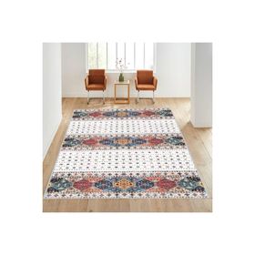 Rovigo Home RVG1618 Dijital Baskı Kaymaz Taban 100x150 cm Salon Halı