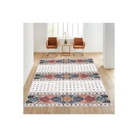 Rovigo Home RVG1618 Dijital Baskı Kaymaz Taban 100x150 cm Salon Halı