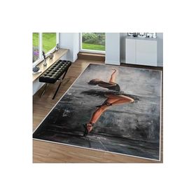 Rovigo Home RVG1623 Dijital Baskı Kaymaz Taban 80x300 cm Salon Halı