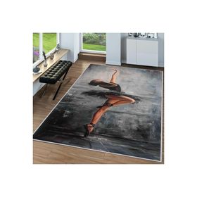 Rovigo Home RVG1623 Dijital Baskı Kaymaz Taban 80x300 cm Salon Halı