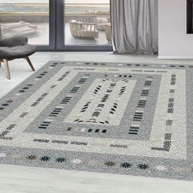 Rovigo Home RVG1626 Dijital Baskı Kaymaz Taban 160x230 cm Salon Halı