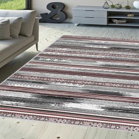 Rovigo Home RVG1632-SD240 Dijital Baskı Kaymaz Taban 80x200 cm Salon Halı