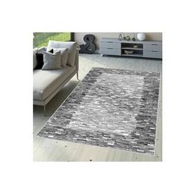 Rovigo Home RVG1633-SD241 Dijital Baskı Kaymaz Taban 100x150 cm Salon Halı