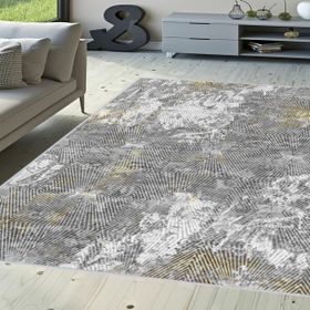 Rovigo Home RVG1634-HT371 Dijital Baskı Kaymaz Taban 80x150 cm Salon Halı