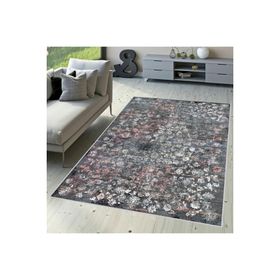 Rovigo Home RVG1635-HT698 Dijital Baskı Kaymaz Taban 160x230 cm Salon Halı