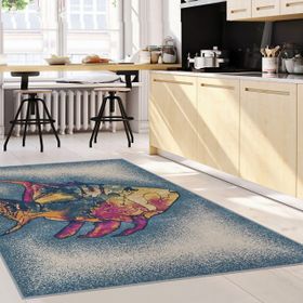 Rovigo Home RVG2046 Dijital Baskı Kaymaz Taban 160X230 cm Mutfak Halı