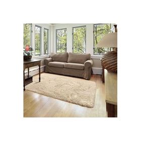 Rovigo Home RVG6001DZ Tavşan Tüyü Post Peluş Tüy Dökmez Camel 80x300 cm Salon Halı