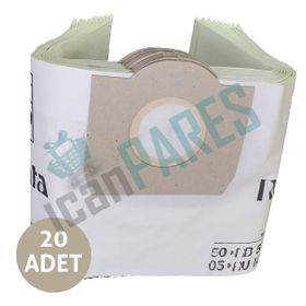 Rowenta RB 50 Kağıt Toz 20 Adet Süpürge Torbası