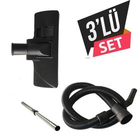 Rowenta RB 720 3'Lü Set Hortum Emici Başlık Teleskopik Metal Boru