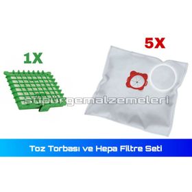 Rowenta Silence Force Wonderbag 5 Adet ve Hepa Filtre Uyumlu Süpürge Toz Torba