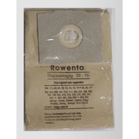 Rowenta ZR-76 Kağıt Toz 10 Adet Süpürge Torbası