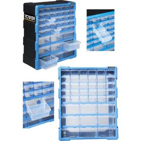 Rowermax ASR-6001 Mono Blok Çekmeceli 39 Lu Gri Büyük Boy Organizer