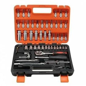 Rowermax ROWERMAX 53 PRC 53 Parça 1/4 Cırcırlı Lokma Anahtar Takımı Bits Uç Seti