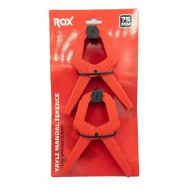 Rox 0149 2x75 mm Yaylı Mandal Tip Kıskaç İşkence