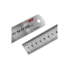 Rox 0201 1000 MM Çift Taraflı Çelik Cetvel