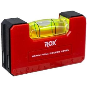 Rox 0280 65 mm Mıknatıslı Cep Tipi Mini Su Terazisi