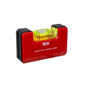 Rox 0280 65 mm Mıknatıslı Cep Tipi Mini Su Terazisi