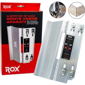 Rox 0288 Seramik İçin Alüminyum 45 inç Açılı Gönye Kesme Aparatı