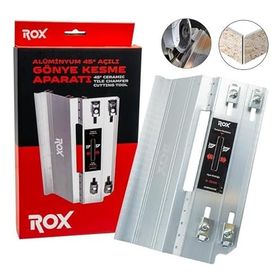 Rox 0288 Seramik İçin Alüminyum 45 inç Açılı Gönye Kesme Aparatı
