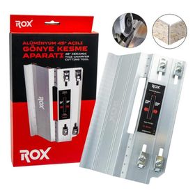 Rox 0288 Seramik İçin Alüminyum 45 inç Açılı Gönye Kesme Aparatı