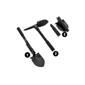 Rox 42 cm Camping 0106 Pusulalı Mini Katlanır Kürek Kamp Küreği