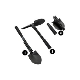 Rox 42 cm Camping 0106 Pusulalı Mini Katlanır Kürek Kamp Küreği